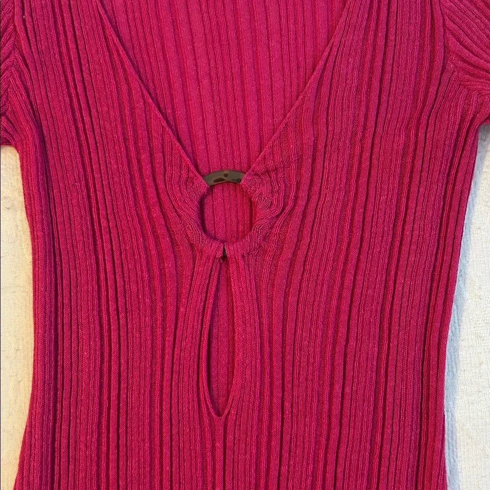 L*Space Wailea cover up Fuschia/pink - Picture 6 of 8